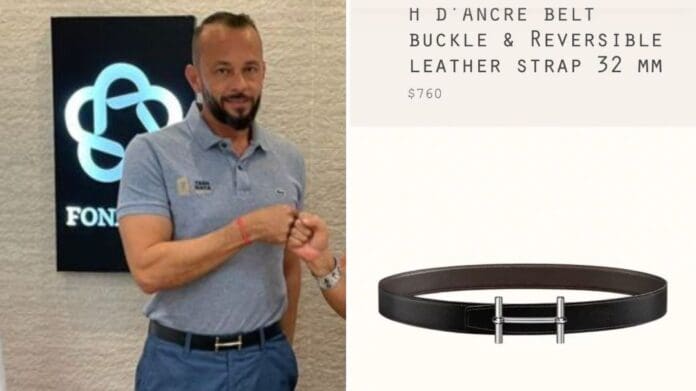 ¡TOTALMENTE PALACIO! Presume Raúl Bermúdez, titular de FONATUR carísimo outfit