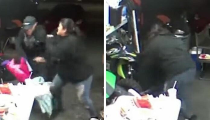 VIDEO: Madre se enfrenta a sujeto que intentó llevarse a sus hijas a la fuerza