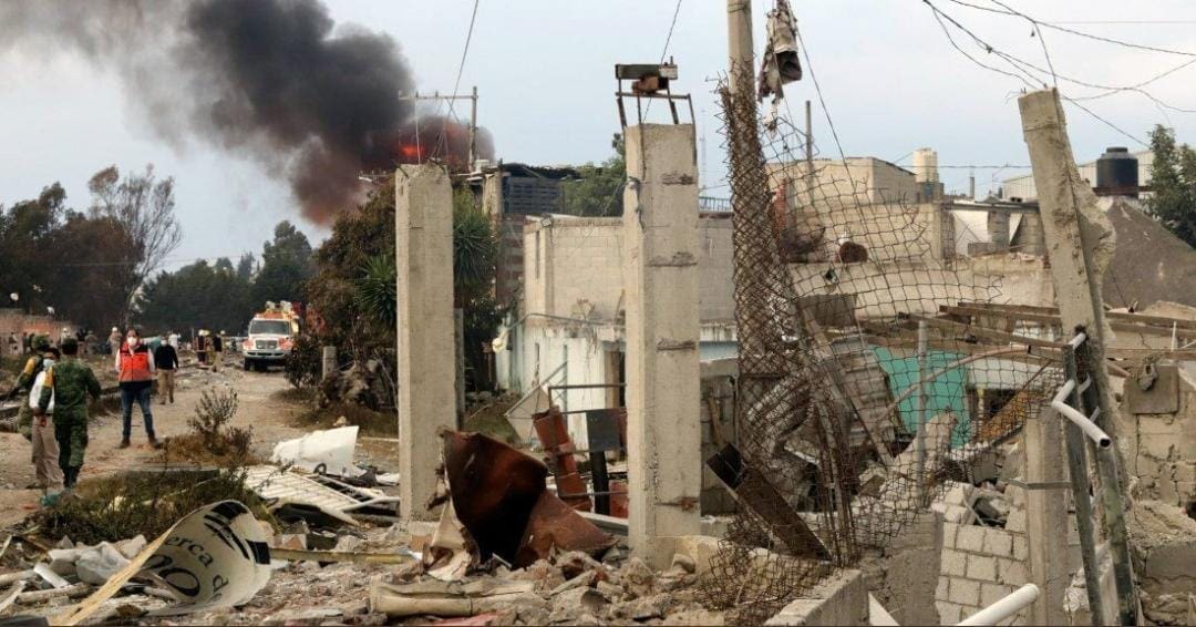 Video: Declaran zona cero el sitio de las explosiones en Puebla