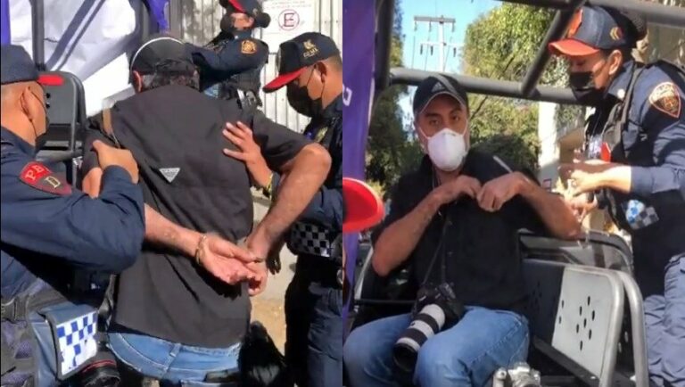 Policías de la CDMX detienen a fotógrafo de la agencia Reuters que fotografiaba centro de salud