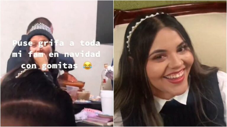 VIDEO: Joven le da gomitas de marihuana a su familia en Navidad y se vuelve viral