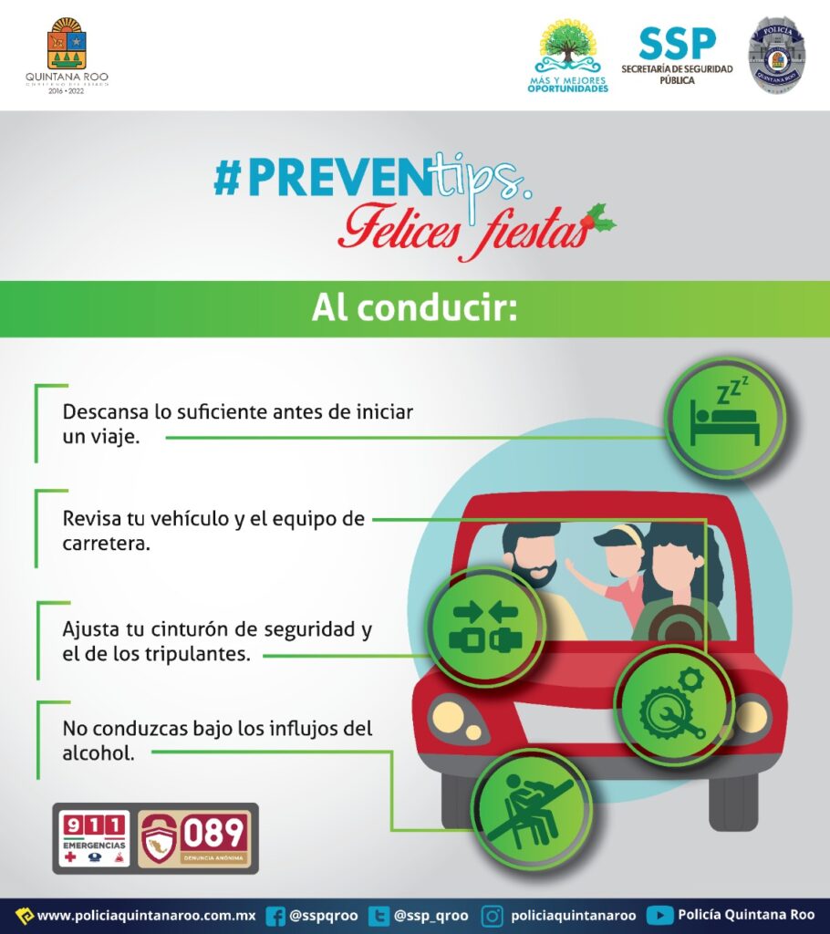 Policía Quintana Roo refuerza vigilancia en temporada de fin de año