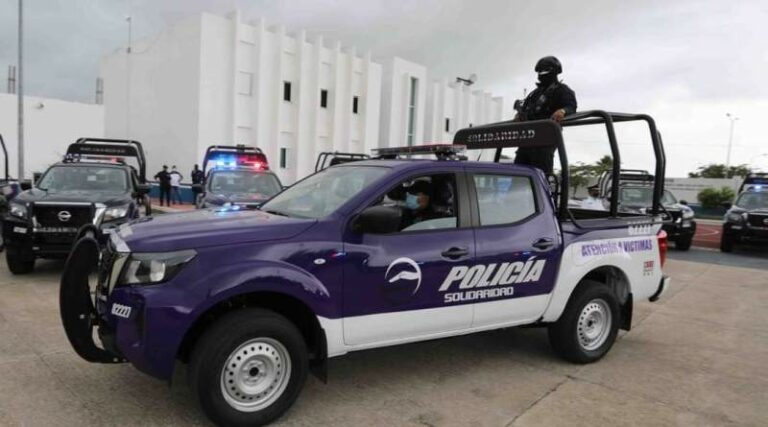 La policía Municipal de Solidaridad aseguró a un hombre Playa del Carmen