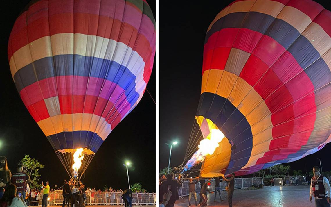 Video: Globo aerostático arrastra a personas en el Festival de Altamira, Tamaulipas