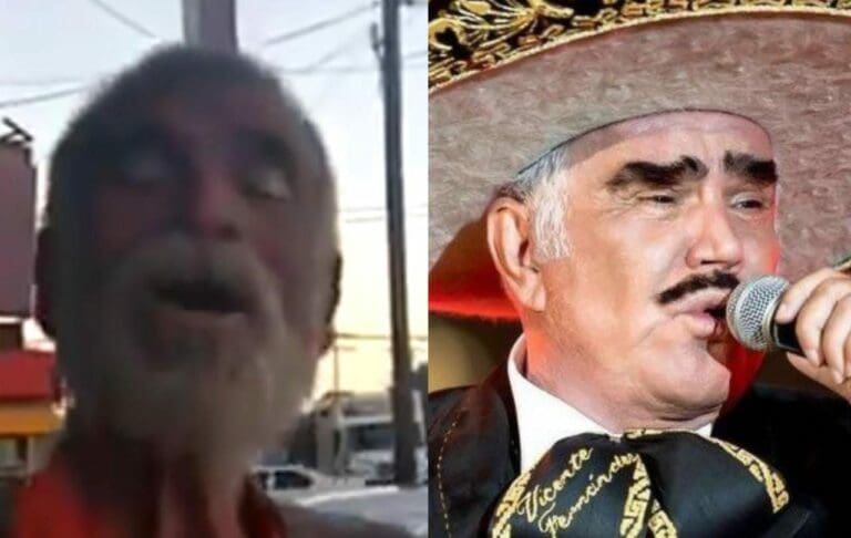 Se llama Don Roberto Valenzuela, pero todos lo conocen como el "Chente" de Cananea, Sonora; su voz se parece a la del fallecido cantante. Foto: Redes sociales