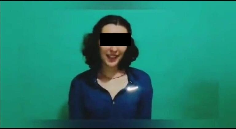 Paula Petersen es una menor que estaría siuendo manipulada por un adulto, quien con engaños hizo que ella se fuera de su casa. Foto: Captura de video