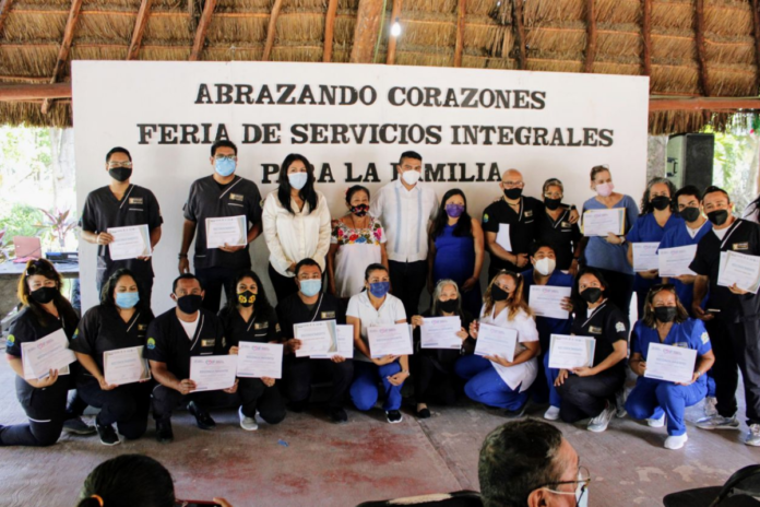 Gobierno de Puerto Morelos realiza la jornada del programa “Abrazando Corazones”
