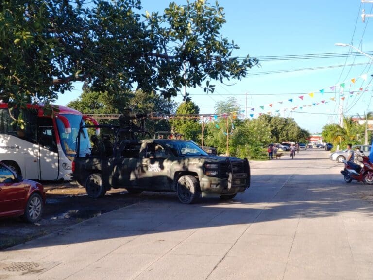 Dejan un 'ensabanado' en la Supermanzana 234 de Cancún