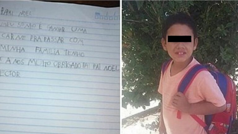'Mi sueño es conseguir algo de carne', la desgarradora carta de un niño a Santa en Navidad