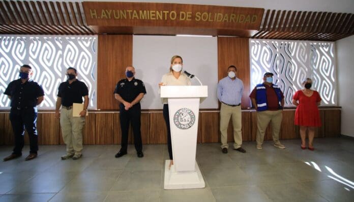 Continúa avanzando en temas como desarrollo económico, seguridad y servicios públicos Solidaridad, confirmaron las autoridades municipales. Foto: Ayuntamiento de Solidaridad