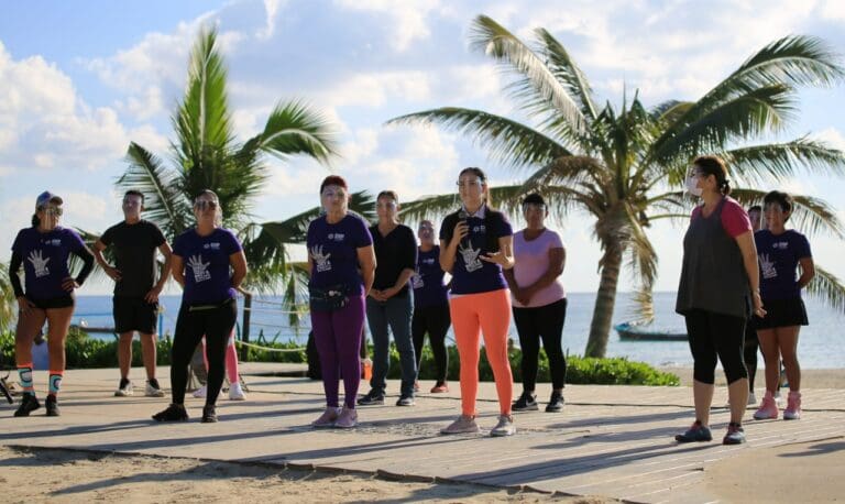 A través de Bailando Unidas Gobierno de Solidaridad y el DIF se unen contra la violencia hacia las mujeres