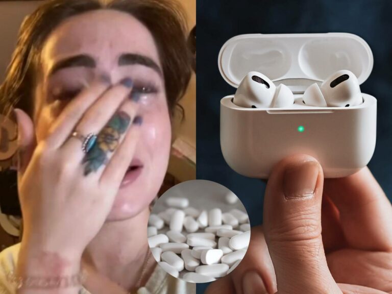 Tiktoker confunde AirPod con un ibuprofeno y se lo traga; se vuelve viral