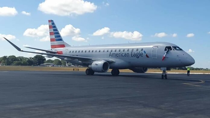 Arriba vuelo inaugural de American Airlines a Chetumal
