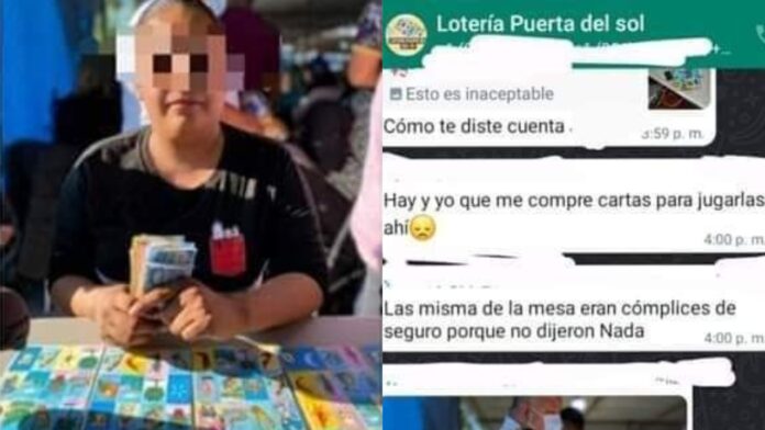 Descubren a mujer en Tamaulipas que hizo trampa en la lotería y se ganó 120 mil pesos