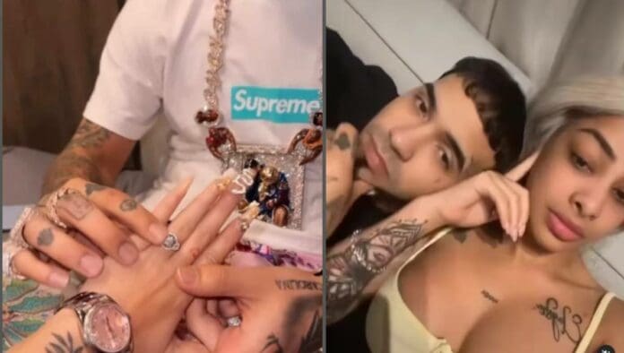 Anuel AA y su novia Yailin se comprometen