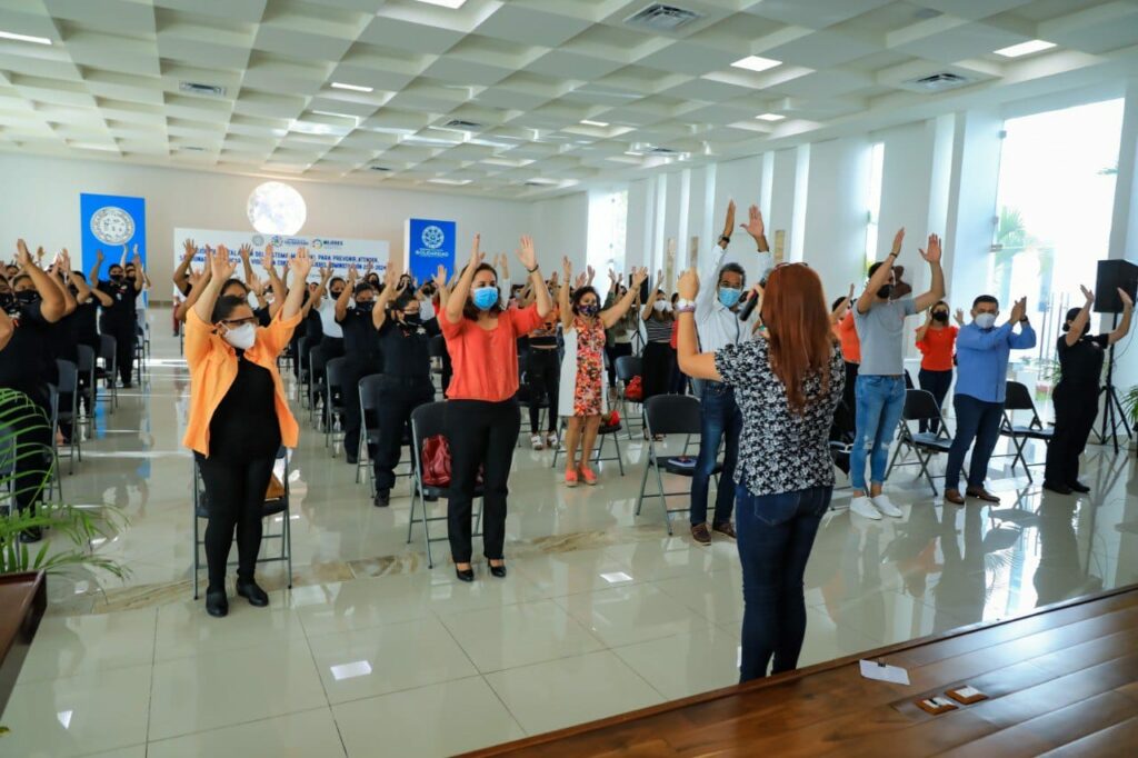 Gobierno municipal suma acciones contra la violencia a la mujer.