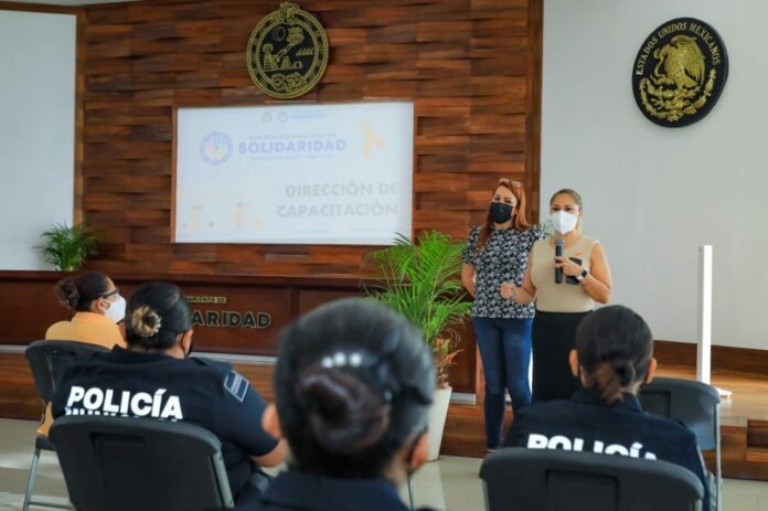 Gobierno municipal suma acciones contra la violencia a la mujer.