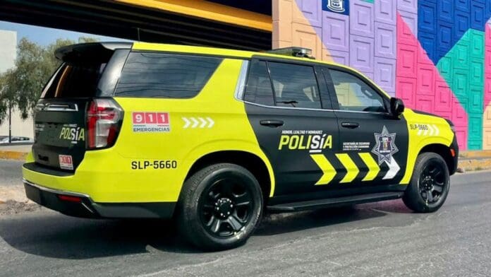 San Luis Potosí estrena patrullas nuevas que dicen Polisía