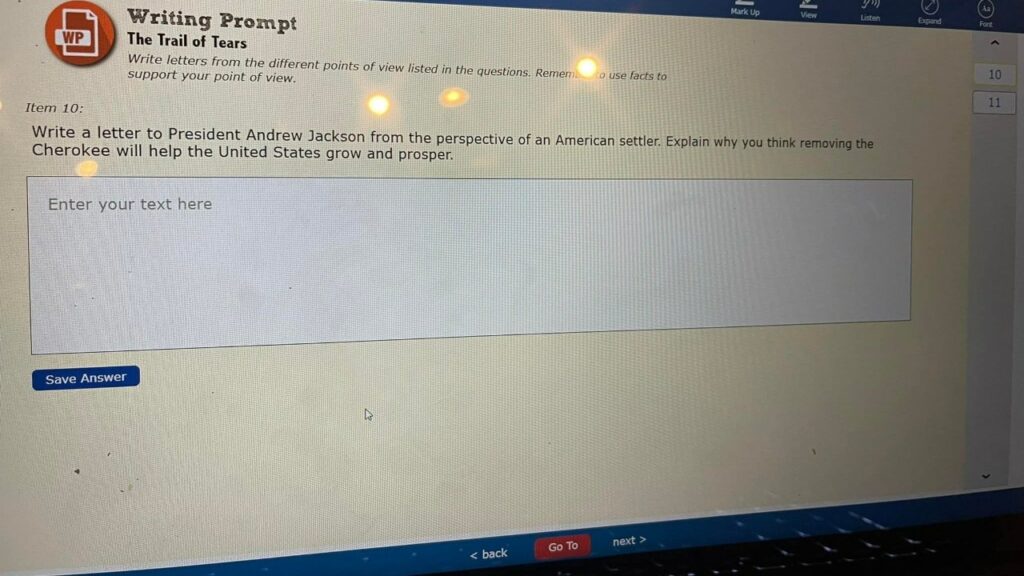 Escuela pide a alumnos explicar cómo un genocidio ayudó a prosperar a EEUU