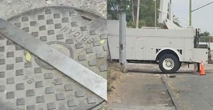 Un hombre fue plagiado y después encerrado en una coladera; en una historia como de película logró ser rescatado gracias a un peatón. Foto: Redes sociales