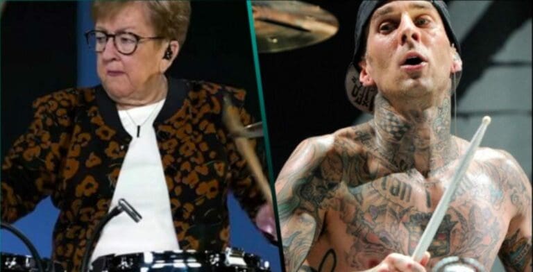 Abuelita reta a Travis Barker de Blink-182 a una batalla de bateristas