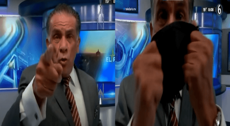 VIDEO VIRAL: Conductor de TV explota contra los antivacunas y los llama imb*eciles