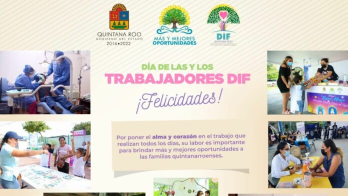 Felicita el DIF Tulum a las y los trabajadores de la institución en su día