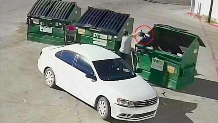 Joven madre arroja a su bebé recién nacido a un basurero en plena calle