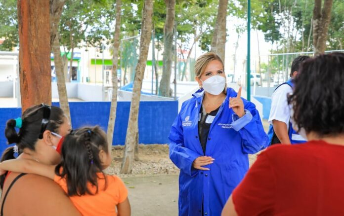 Gobierno municipal mejora los servicios públicos de parques en Villas del Sol Lili Campos