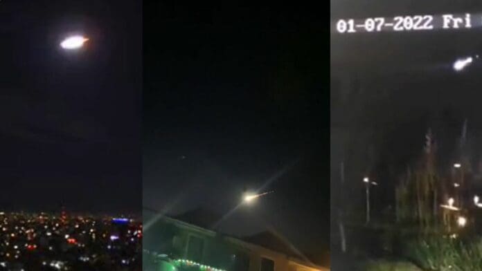 Captan meteoroide en cielo de Guadalajara