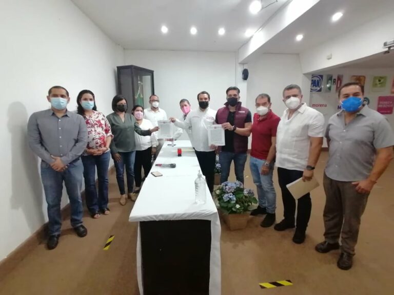 Fuerza por México se suma coalición de Morena para la gubernatura