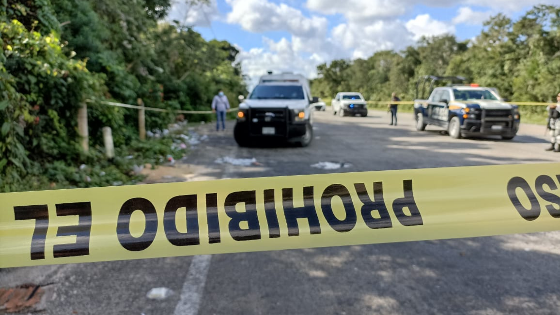 Abandonan cuerpo amordazado en tramo carretero de Felipe Carrillo Puerto