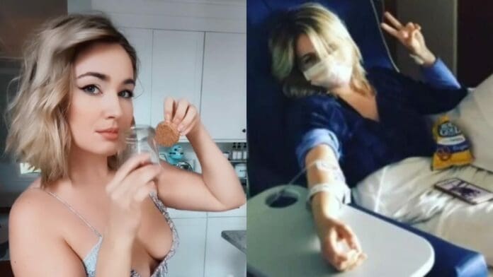 Mujer que se volvió millonaria por vender flatulencias es hospitalizada por exceso de gases