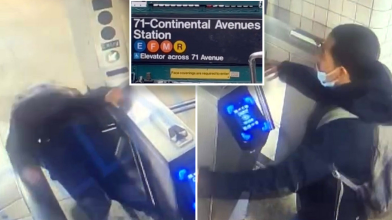 Brinca torniquetes del metro y se rompe el cuello