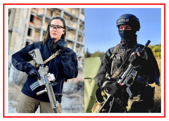 Miss Ucrania deja la corona y toma las armas para combatir a Rusia