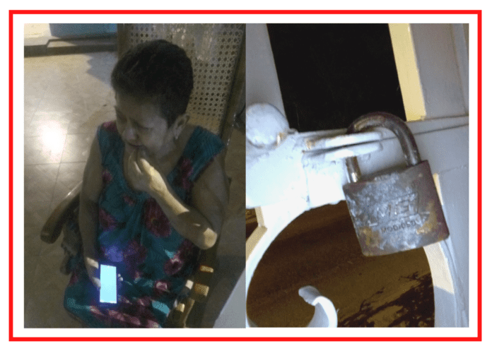 Cancún | Encierran a abuelita con candado en su cuarto, ya está muy deprimida y no quiere vivir