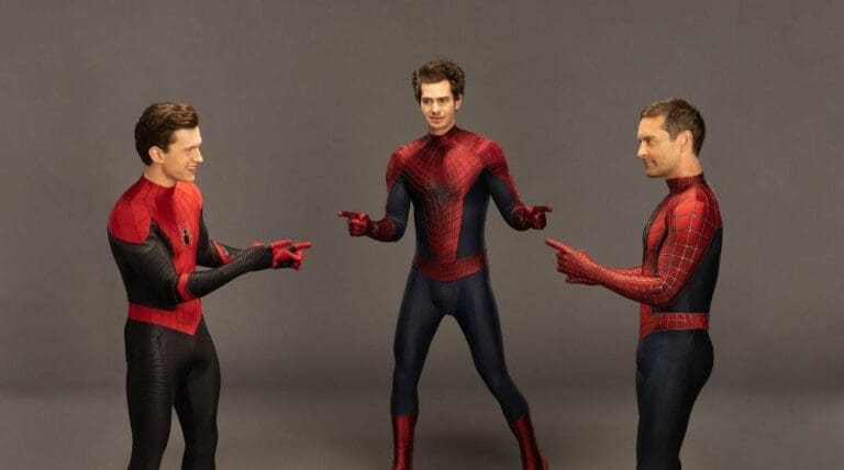 Los tres actores que interpretaron a Spider-Man en la última película recrearon el famoso meme; acaban de revelar las fotos. Foto: Marvel