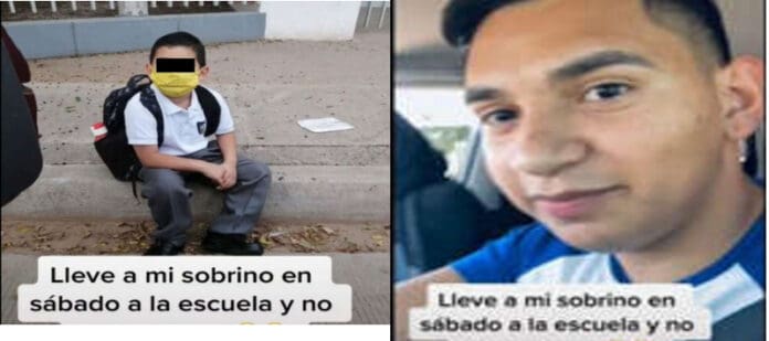 Tío despistado lleva a su sobrino a la escuela en sábado