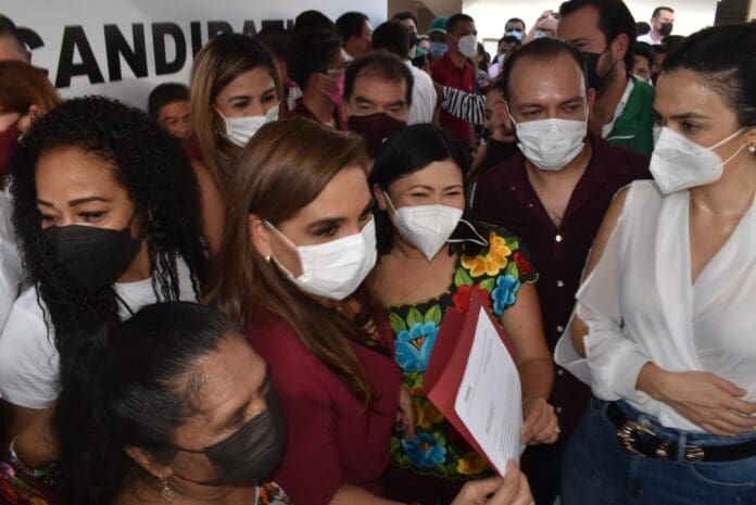 CANDIDATA OFICIAL: Mara Lezama se registra y va por la gubernatura de Q.Roo