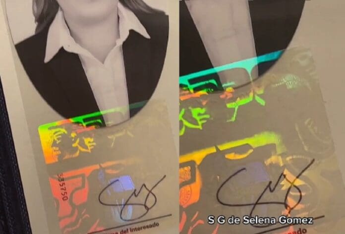 Joven copia la firma de Selena Gómez para su INE: 