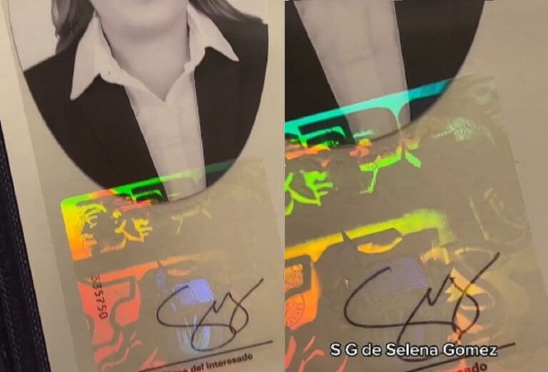 Joven copia la firma de Selena Gómez para su INE: "Ahora está en mi título"