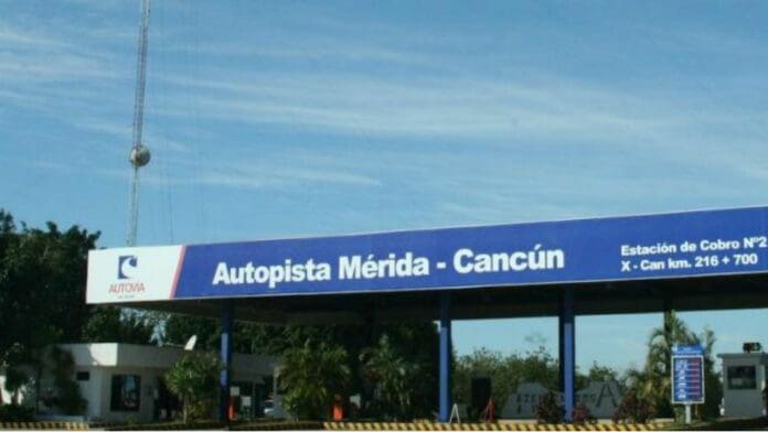 Aumentan tarifas de los peajes en la Mérida - Cancún, sería la autopista más cara del país