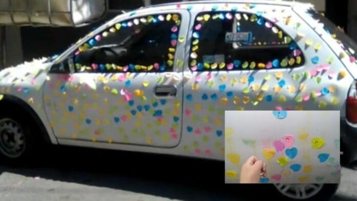 Mujer arruina auto de su esposo; quiso sorprenderlo por San Valentín y salió mal