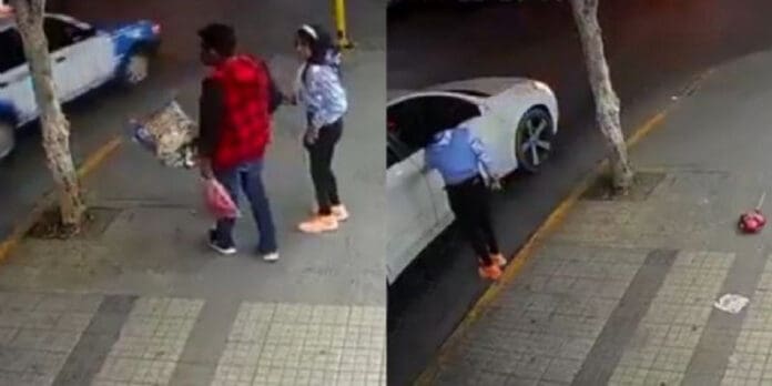 Joven tira el regalo de su pareja y se va con otro en pleno San Valentín