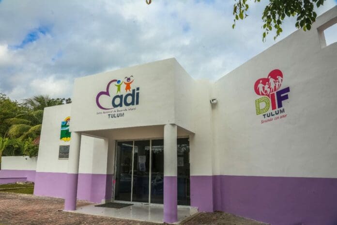 DIF Tulum felicita a niños del CADI por regreso a clases