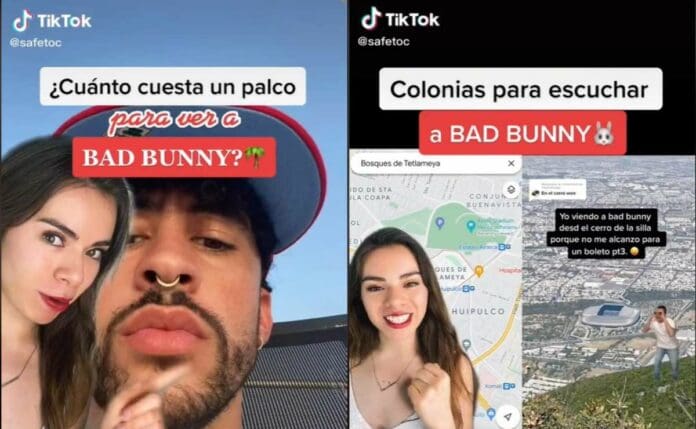 Bad Bunny en México Tiktoker revela costo de los palcos en el Estadio Azteca