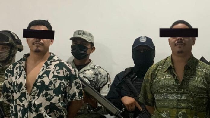 Atrapan a dos hombres con sustancias ilícitas en la zona hotelera de Tulum