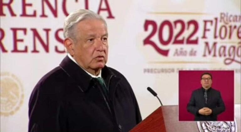 AMLO dijo este día que están dialogando con Calica el futuro del sitio; dice que incluso el gobierno podría comprar los terrenos. Foto: Captura de video