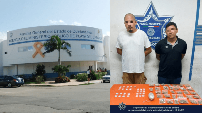 Detienen en Villas del Sol de Playa del Carmen a presuntos narcomenudistas