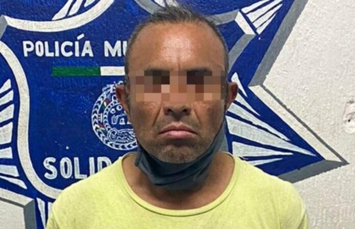Un sujeto fue detenido en Playa del Carmen luego de que tocó a una mujer de manera inapropiada. Fue aprehendido en la colonia Centro. Foto: SP de Solidaridad